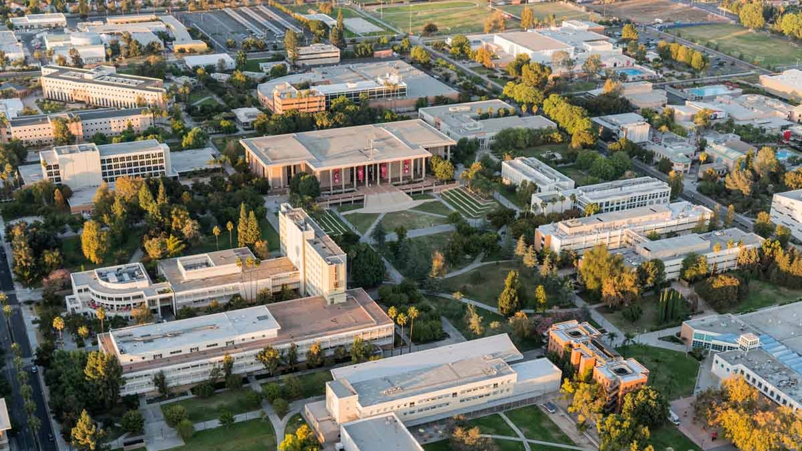 Aerial view of CSUN campus